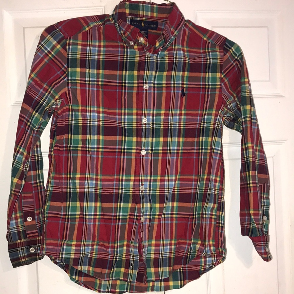 Unisex Ralph Lauren Plaid Shirt